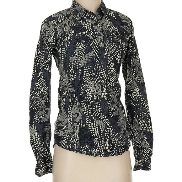 ExOfficio Dark Pebble Pervorsa Print Long Sleeve Top - Picture 1 of 5